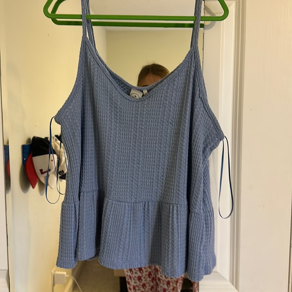 Blue tank
